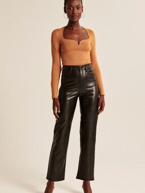 Abercrombie & Fitch Vegan Leather Pants